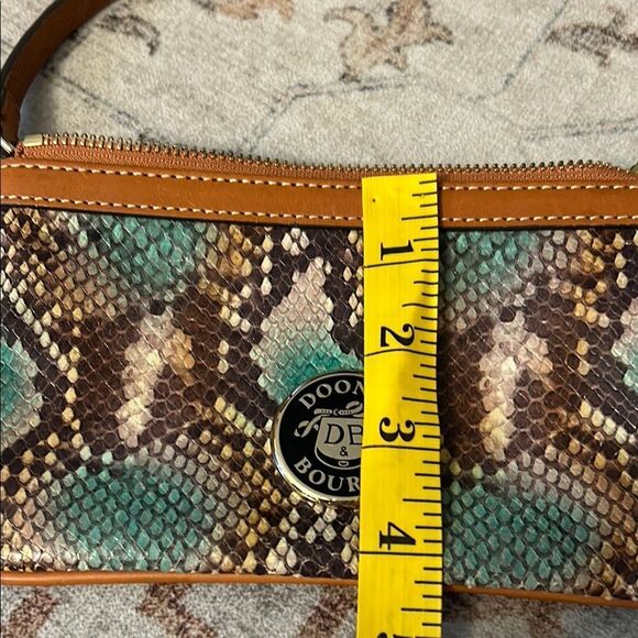 Dooney & Bourke Multicolor Python Print Wristlet - Picture 5 of 6